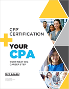 CFP(R) Certification + Your CPA Your Next Big Career Step